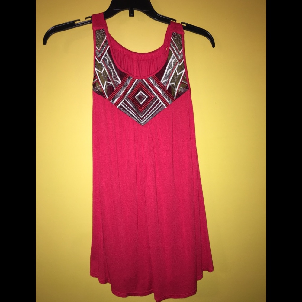 Women’s red top size Medium